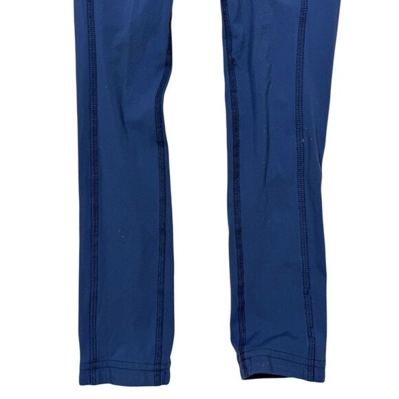 Kerrits Girls Blue Full Leg Side Pocket Riding Tight Breeches - Picture 9 of 9